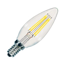 Load image into Gallery viewer, Edison Style Candelabra Base C Type LED Bulb in Detail.