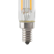 Load image into Gallery viewer, Edison Style Candelabra Base T Type LED Bulb in Detail.
