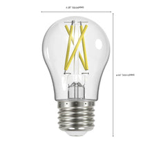 Load image into Gallery viewer, Edison Style Medium Base A Type LED Bulb - line drawing.