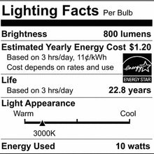 Load image into Gallery viewer, Medium Base A Type LED Bulb in Detail.