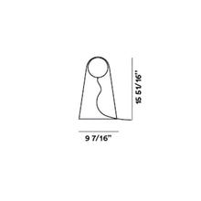 Load image into Gallery viewer, Satellight LED Table Lamp - line drawing.