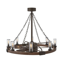 Load image into Gallery viewer, Sawyer LED Ceiling Fan in Detail.