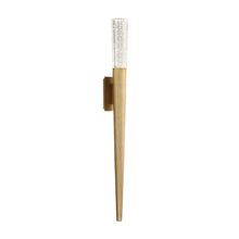 Load image into Gallery viewer, Scepter LED Wall Light in Brass.