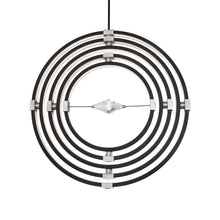 Load image into Gallery viewer, Atomic LED Pendant Light in Brushed Nickel.