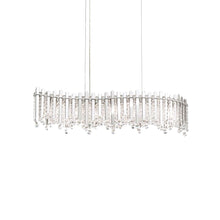 Load image into Gallery viewer, Chatter Linear Pendant Light in Stainless Steel (7-Light).