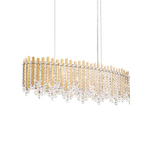 Load image into Gallery viewer, Chatter Linear Pendant Light in Gold Mirror (12-Light).
