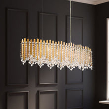 Load image into Gallery viewer, Chatter Linear Pendant Light in Detail.