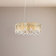 Load image into Gallery viewer, Chatter Round Pendant Light in Detail.