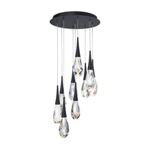 Load image into Gallery viewer, Hibiscus LED Multi Light Pendant Light in Detail.