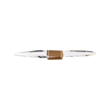 Load image into Gallery viewer, Kindjal LED Vanity Wall Light in Aged Brass (Small).