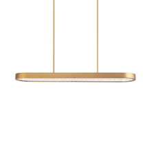Load image into Gallery viewer, Marquis LED Multi Light Pendant Light in Aged Brass.