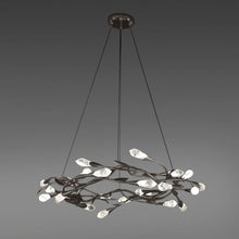 Load image into Gallery viewer, Secret Garden LED Pendant Light in Antique Pewter (Round).