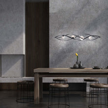 Load image into Gallery viewer, Slipstream LED Linear Pendant Light in dining room.