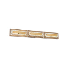 Load image into Gallery viewer, Soiree LED Vanity Wall Light in Age Brass (28-Inch).