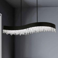Load image into Gallery viewer, Soleil Linear LED Pendant Light in Detail.