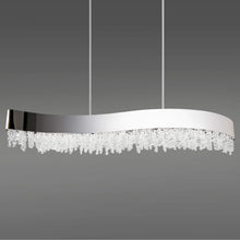 Load image into Gallery viewer, Soleil Linear LED Pendant Light in Detail.