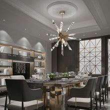 Load image into Gallery viewer, Solitude LED Pendant Light in dining room.