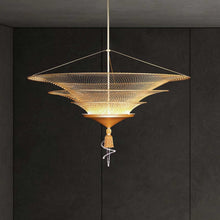 Load image into Gallery viewer, Veneto LED Chandelier in Detail.