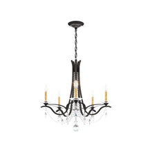 Load image into Gallery viewer, Vesca Chandelier in Black (5-Light).