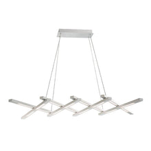 Load image into Gallery viewer, Scissors LED Chandelier in Chrome.