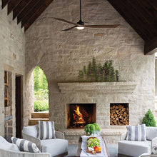 Load image into Gallery viewer, Sculpt LED Ceiling Fan in living room.