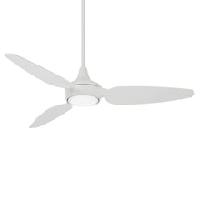 Load image into Gallery viewer, Seacrest LED Smart Ceiling Fan in Flat White.