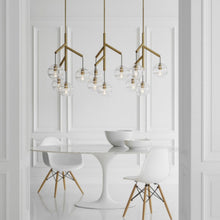 Load image into Gallery viewer, Sedona Triple Chandelier in dining room.