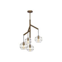 Load image into Gallery viewer, Sedona Multi Light Pendant Light in Bronze.