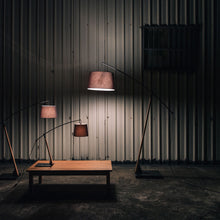 Load image into Gallery viewer, Archer Floor Lamp in Outside Area.
