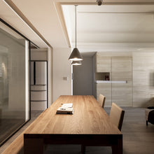 Load image into Gallery viewer, Castle Cone Pendant Light in dining room.