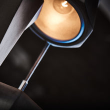Load image into Gallery viewer, Castle Swing Pendant Light in Detail.