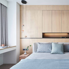 Load image into Gallery viewer, Dora LED Multi Light Pendant Light in bedroom.