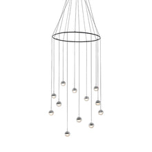 Load image into Gallery viewer, Dora LED Multi Light Ring Pendant Light in Chrome.