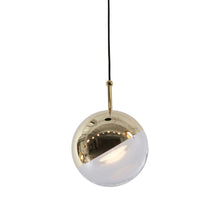 Load image into Gallery viewer, Dora LED Pendant Light in Brass.