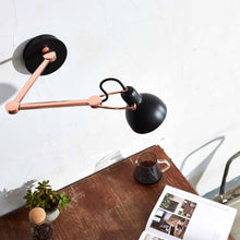 Load image into Gallery viewer, Laito Mini Swing Arm Wall Light in Detail.