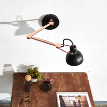 Load image into Gallery viewer, Laito Mini Swing Arm Wall Light in Detail.