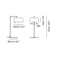 Load image into Gallery viewer, Lalu Table Lamp - line drawing.