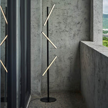 Load image into Gallery viewer, Lisa LED Floor Lamp in Outside area.