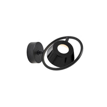 Load image into Gallery viewer, OLO Ring LED Ceiling/Wall Light in Black/Shiny Black.