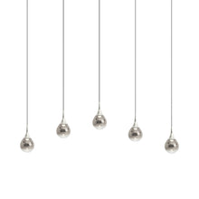 Load image into Gallery viewer, Paopao LED Linear Pendant Light in Chrome (5-Light).