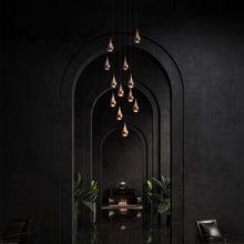 Load image into Gallery viewer, Paopao LED Multi Light Pendant Light in living room.