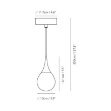 Load image into Gallery viewer, Paopao LED Pendant Light - line drawing.