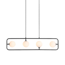 Load image into Gallery viewer, Sircle LED Linear Pendant Light in Black.