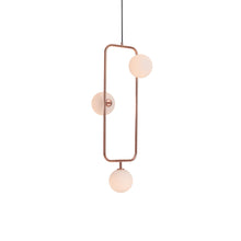 Load image into Gallery viewer, Sircle LED Vertical Pendant Light in Copper.