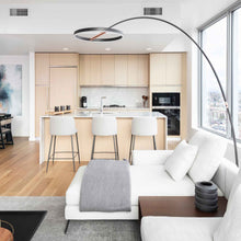 Load image into Gallery viewer, SOL LED Mega Floor Lamp in living room.