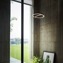 Load image into Gallery viewer, SOL LED Pendant Light in hallway.