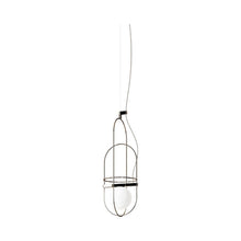 Load image into Gallery viewer, Setareh LED Pendant Light in Small/Black and White/1-Light.