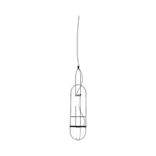 Load image into Gallery viewer, Setareh LED Pendant Light in Medium/Black and White/1-Light.