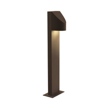 Load image into Gallery viewer, Shear LED Bollard in Textured Bronze/Medium.