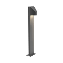 Load image into Gallery viewer, Shear LED Bollard in Textured Gray/Large.